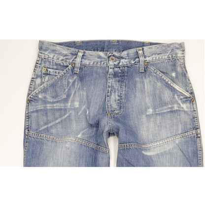 G-Star Elwood Men Blue Straight Regular Jeans W32 L34