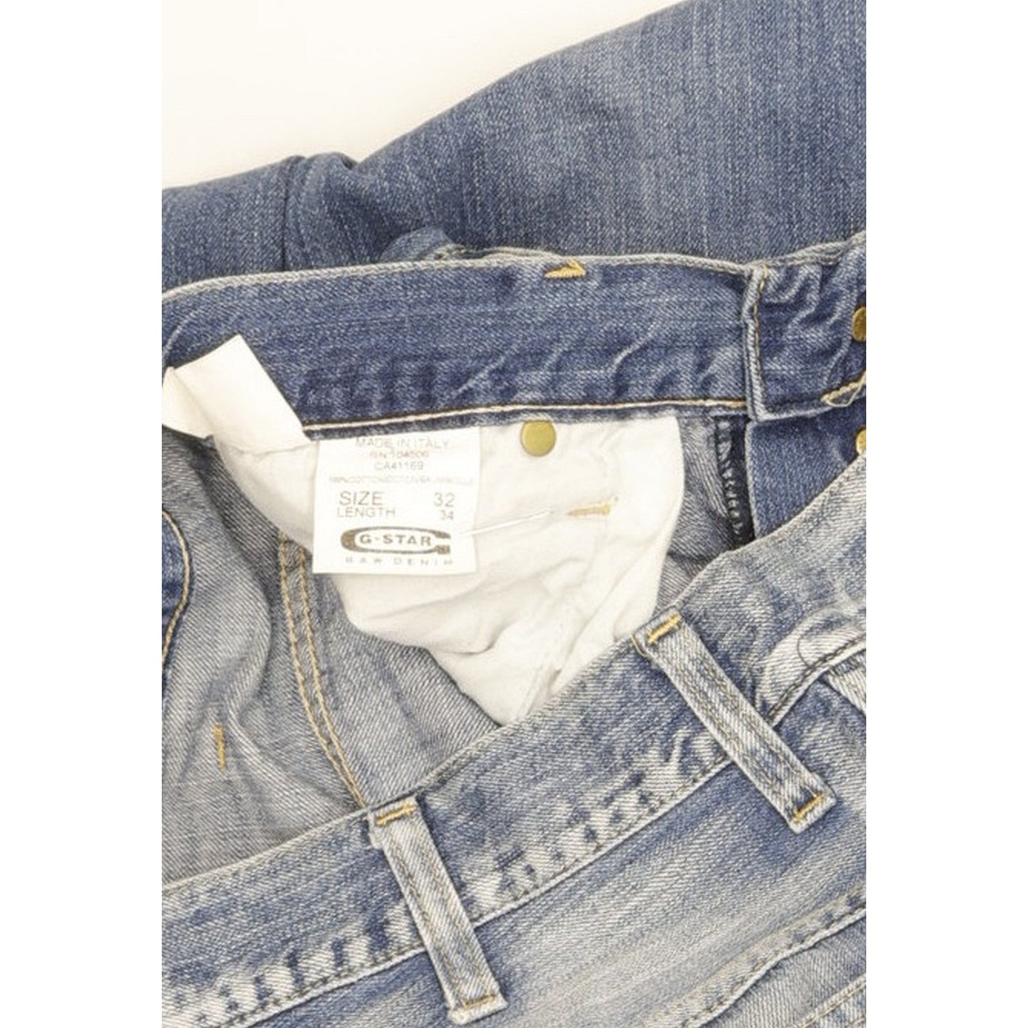 G-Star Elwood Men Blue Straight Regular Jeans W32 L34