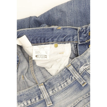 G-Star Elwood Men Blue Straight Regular Jeans W32 L34