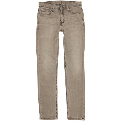 Levi's 511 Men Grey Straight Slim Stretch Jeans W31 L33