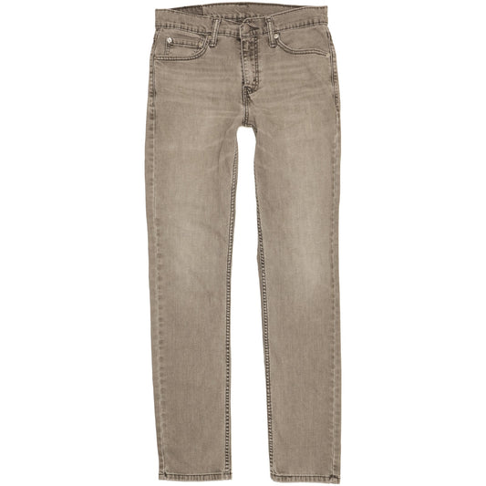 Levi's 511 Men Grey Straight Slim Stretch Jeans W31 L33