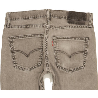 Levi's 511 Men Grey Straight Slim Stretch Jeans W31 L33