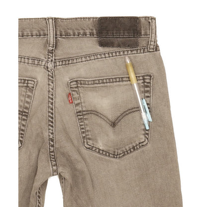 Levi's 511 Men Grey Straight Slim Stretch Jeans W31 L33