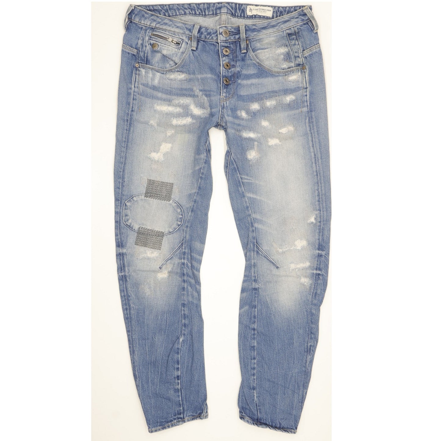 G-Star Women Blue Tapered Loose Jeans W27 L30