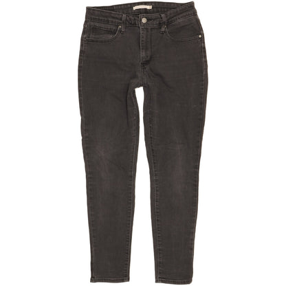Levi's 721 Women Black Skinny Slim Stretch Jeans W29 L28