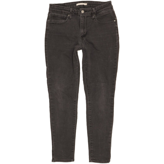 Levi's 721 Women Black Skinny Slim Stretch Jeans W29 L28