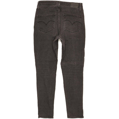 Levi's 721 Women Black Skinny Slim Stretch Jeans W29 L28