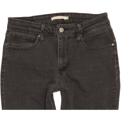 Levi's 721 Women Black Skinny Slim Stretch Jeans W29 L28