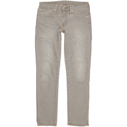 Levi's 511 Men Grey Straight Slim Stretch Jeans W31 L31