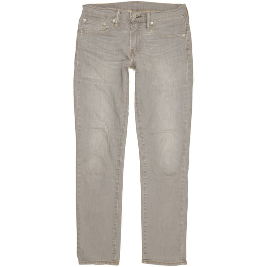 Levi's 511 Men Grey Straight Slim Stretch Jeans W31 L31