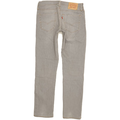 Levi's 511 Men Grey Straight Slim Stretch Jeans W31 L31
