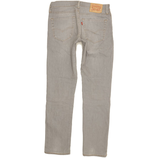 Levi's 511 Men Grey Straight Slim Stretch Jeans W31 L31