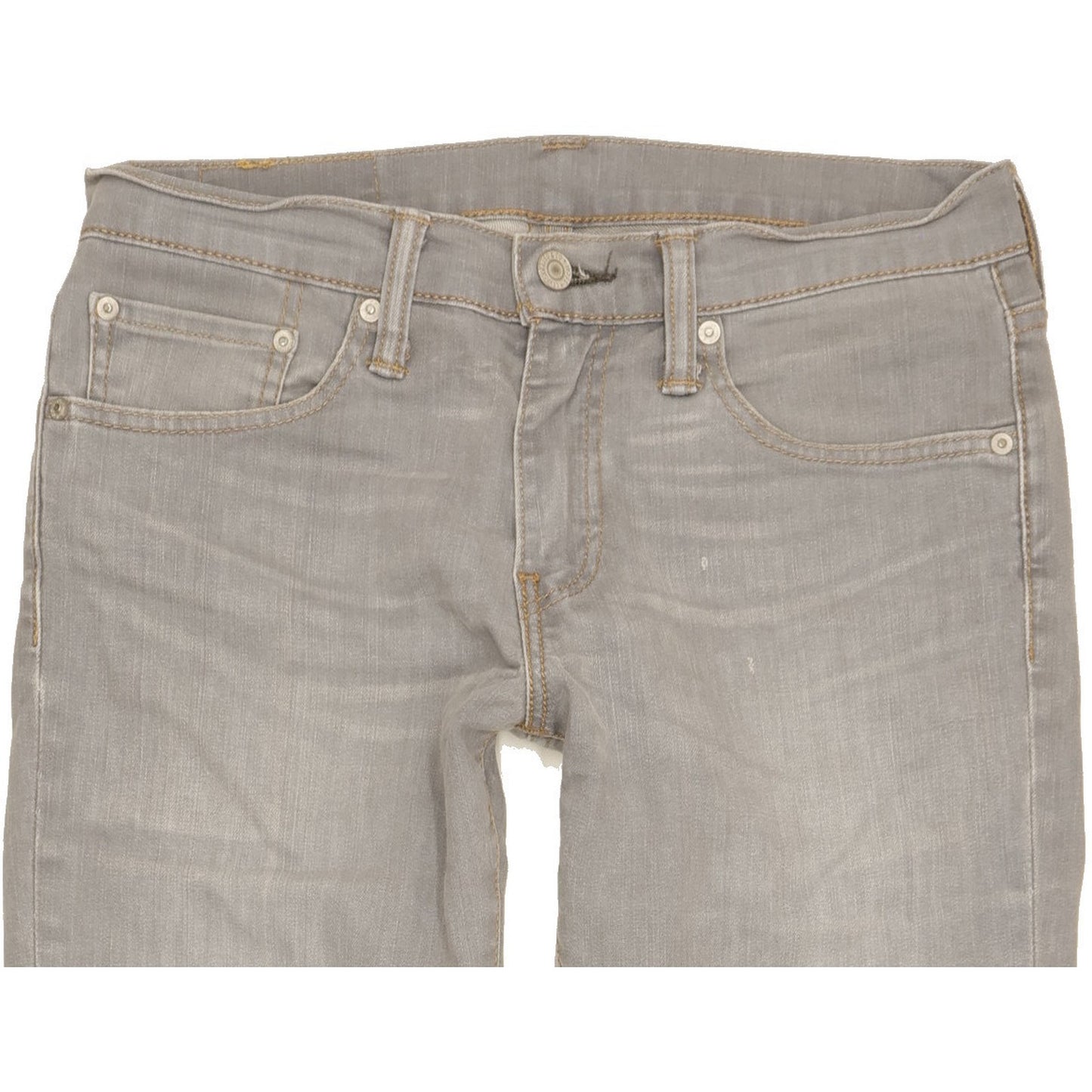 Levi's 511 Men Grey Straight Slim Stretch Jeans W31 L31