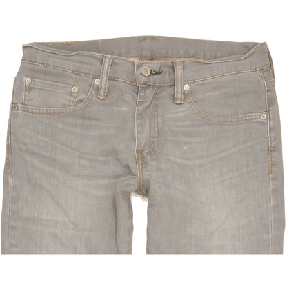 Levi's 511 Men Grey Straight Slim Stretch Jeans W31 L31