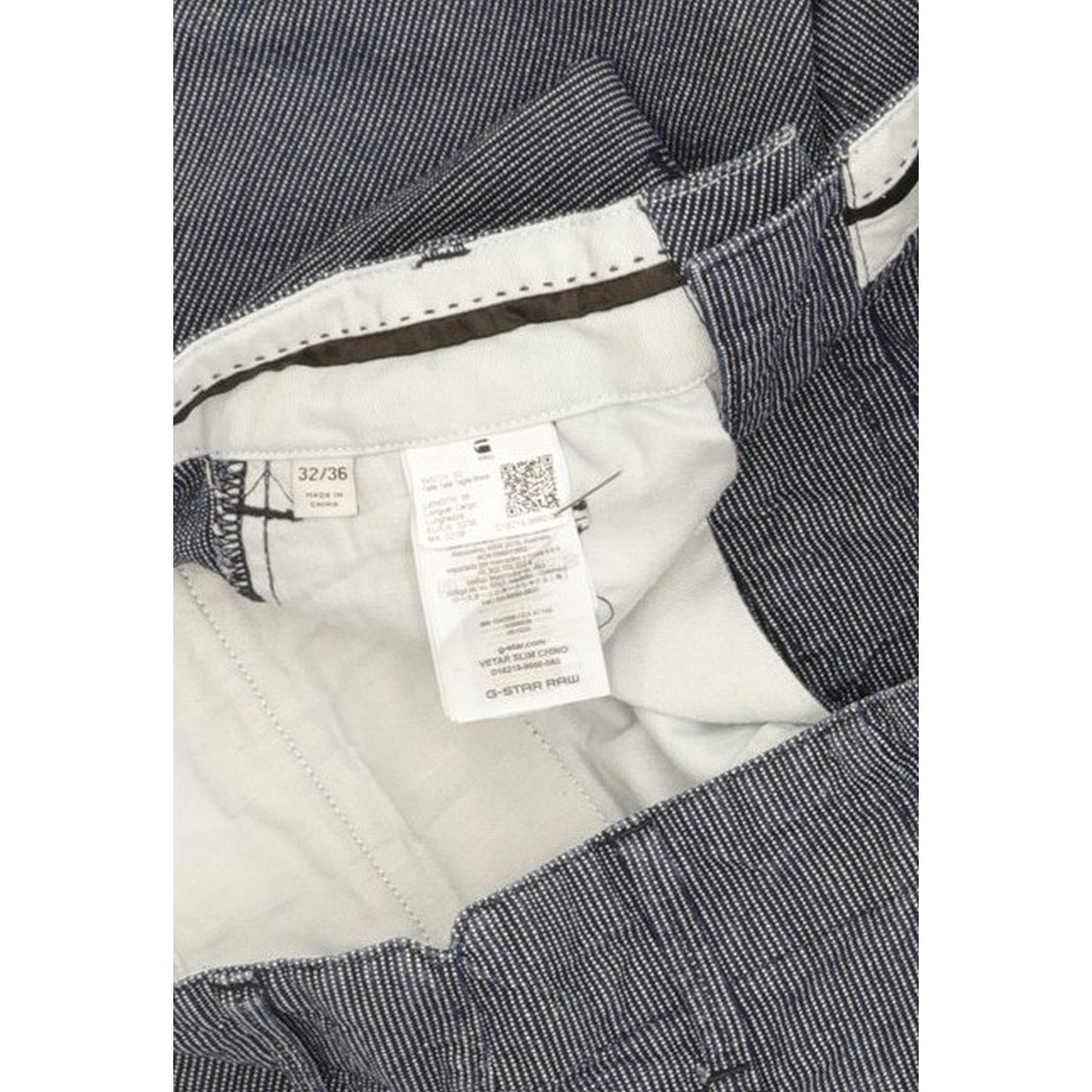 G-Star Vetar Men Blue Skinny Slim Chino Jeans W32 L33