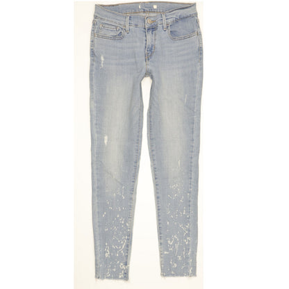 Levi's Women Blue Skinny Slim Jeans W26 L28