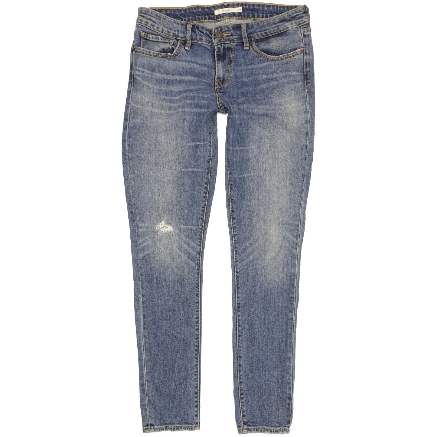 Levi's 711 Women Blue Skinny Slim Stretch Jeans W29 L32