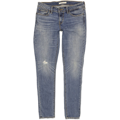 Levi's 711 Women Blue Skinny Slim Stretch Jeans W29 L32