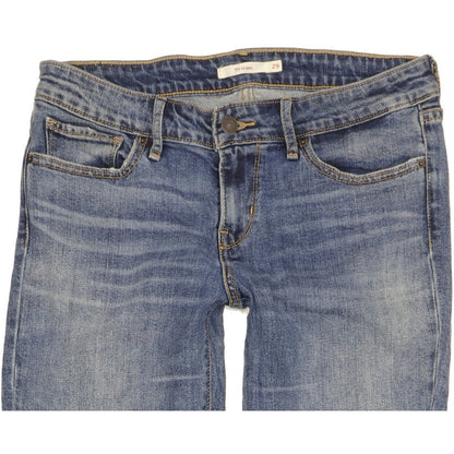 Levi's 711 Women Blue Skinny Slim Stretch Jeans W29 L32