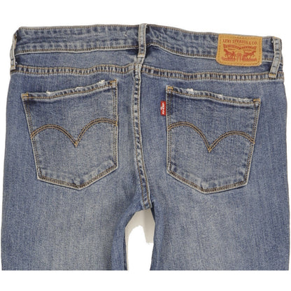 Levi's 711 Women Blue Skinny Slim Stretch Jeans W29 L32
