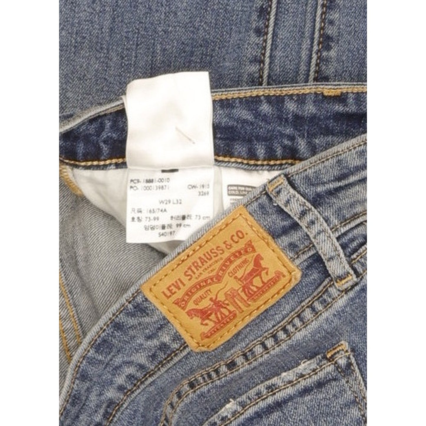 Levi's 711 Women Blue Skinny Slim Stretch Jeans W29 L32
