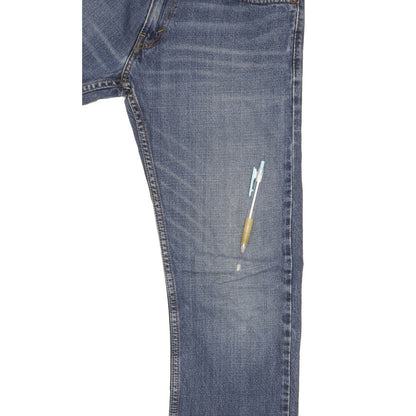 Levi's 514 Men Blue Straight Slim Jeans W30 L31