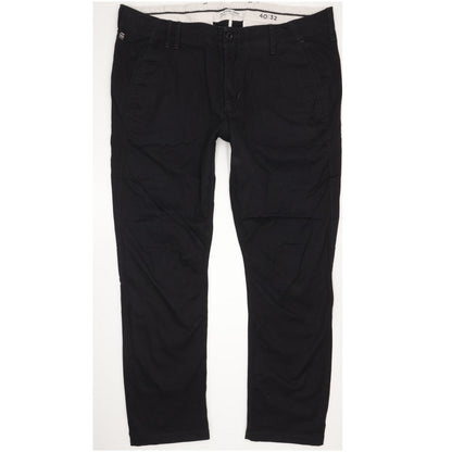 G-Star Vectar Men Black Straight Slim Chino Stretch Jeans W40 L30