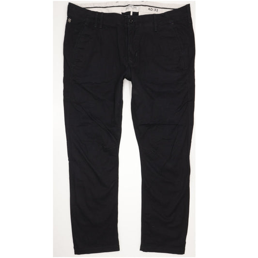 G-Star Vectar Men Black Straight Slim Chino Stretch Jeans W40 L30
