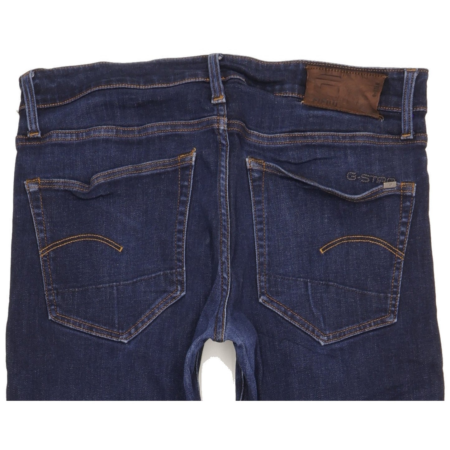 G-Star 3301 Men Blue Straight Slim Jeans W32 L33