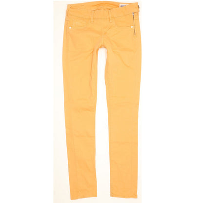G-Star 3301 Super Women Orange Skinny Slim Stretch Jeans W26 L30