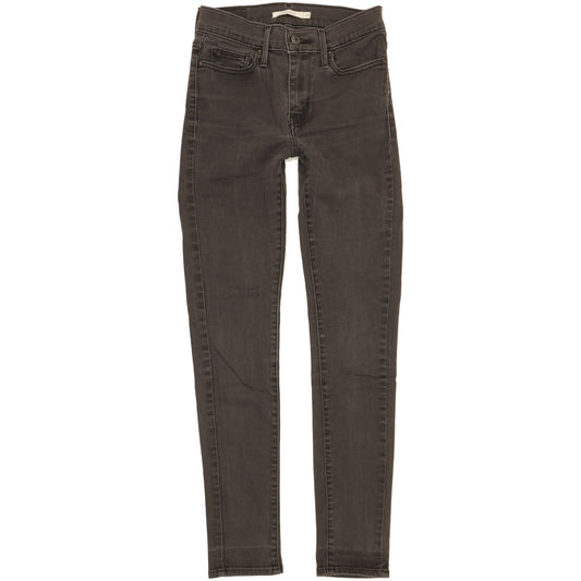 Levi's Slimming Women Black Skinny Slim Stretch Jeans W26 L29