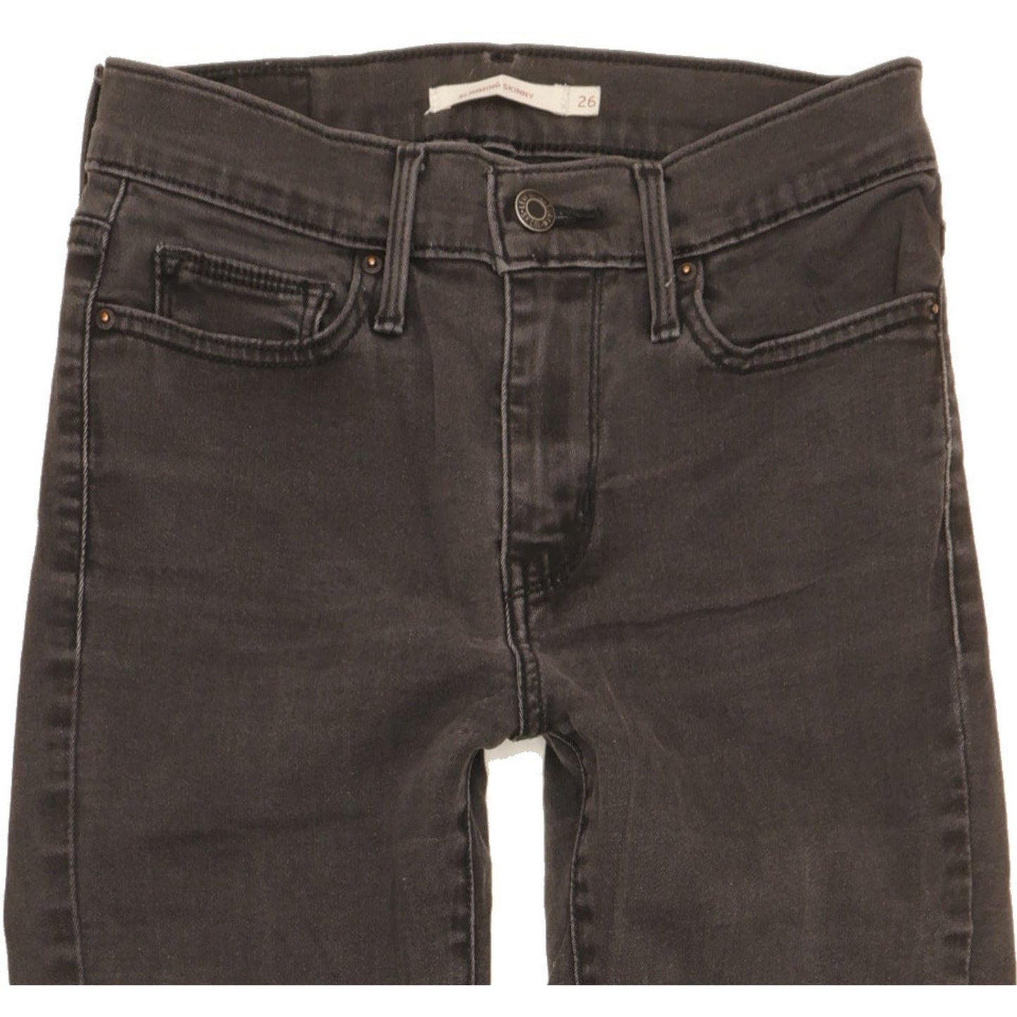 Levi's Slimming Women Black Skinny Slim Stretch Jeans W26 L29