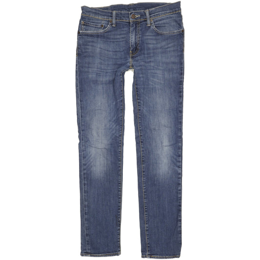 Levi's 511 Men Blue Straight Slim Stretch Jeans W33 L33