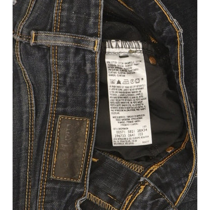 Levi's 571 Men Blue Straight Slim Stretch Jeans W28 L33