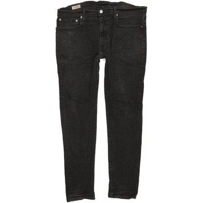 Levi's 512 Men Black Tapered Slim Stretch Jeans W36 L30