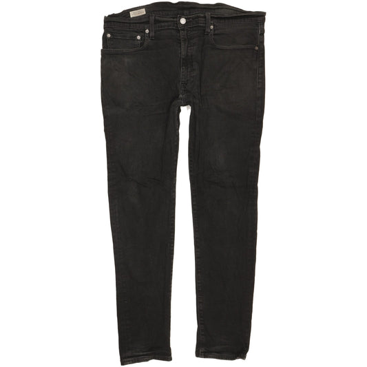 Levi's 512 Men Black Tapered Slim Stretch Jeans W36 L30