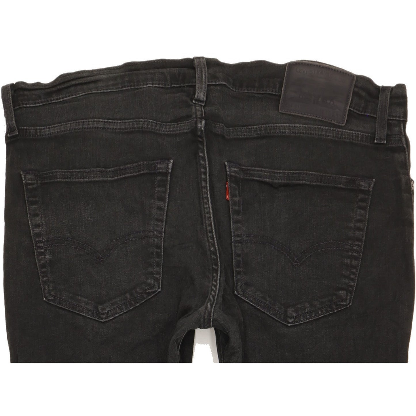 Levi's 512 Men Black Tapered Slim Stretch Jeans W36 L30