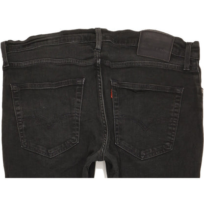 Levi's 512 Men Black Tapered Slim Stretch Jeans W36 L30
