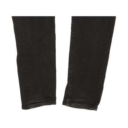 Levi's 512 Men Black Tapered Slim Stretch Jeans W36 L30