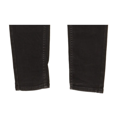Levi's 710 Super Women Black Skinny Slim Stretch Jeans W30 L31