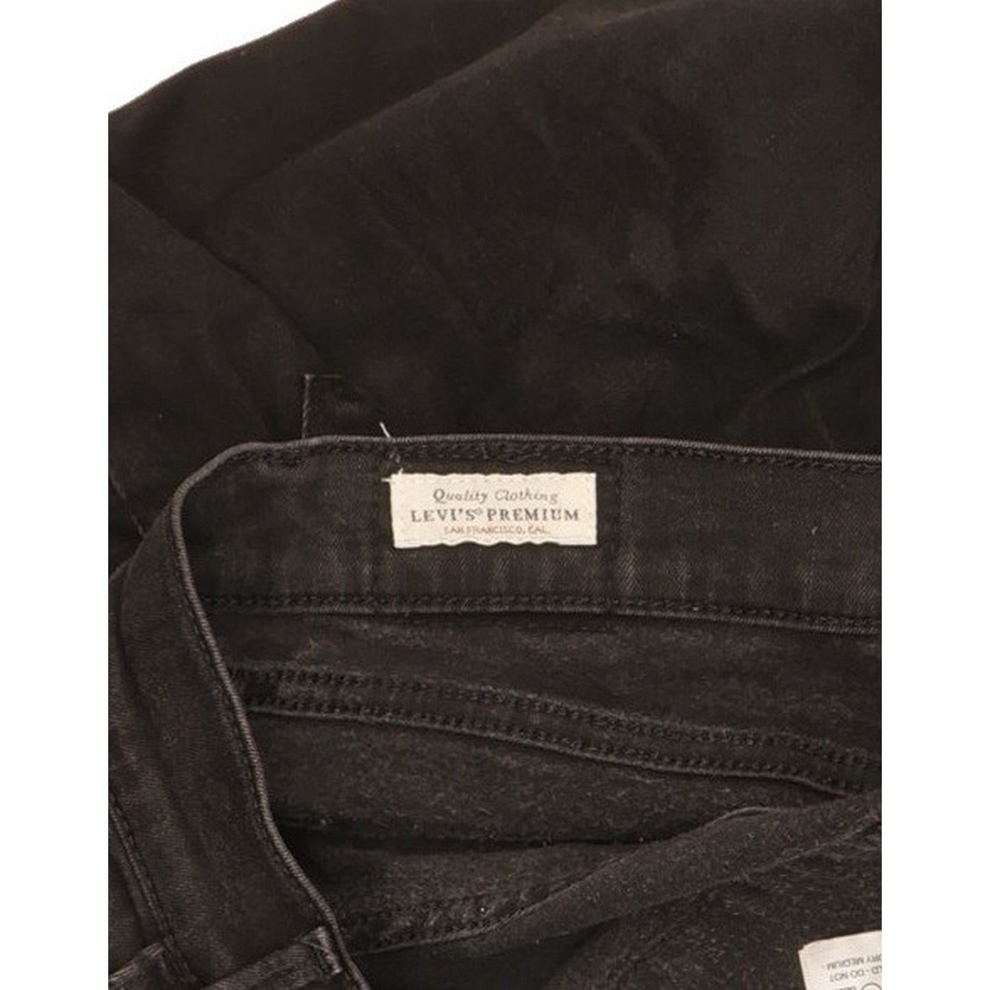 Levi's 710 Super Women Black Skinny Slim Stretch Jeans W30 L31