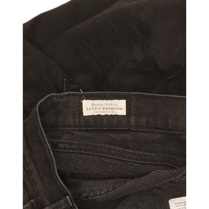 Levi's 710 Super Women Black Skinny Slim Stretch Jeans W30 L31