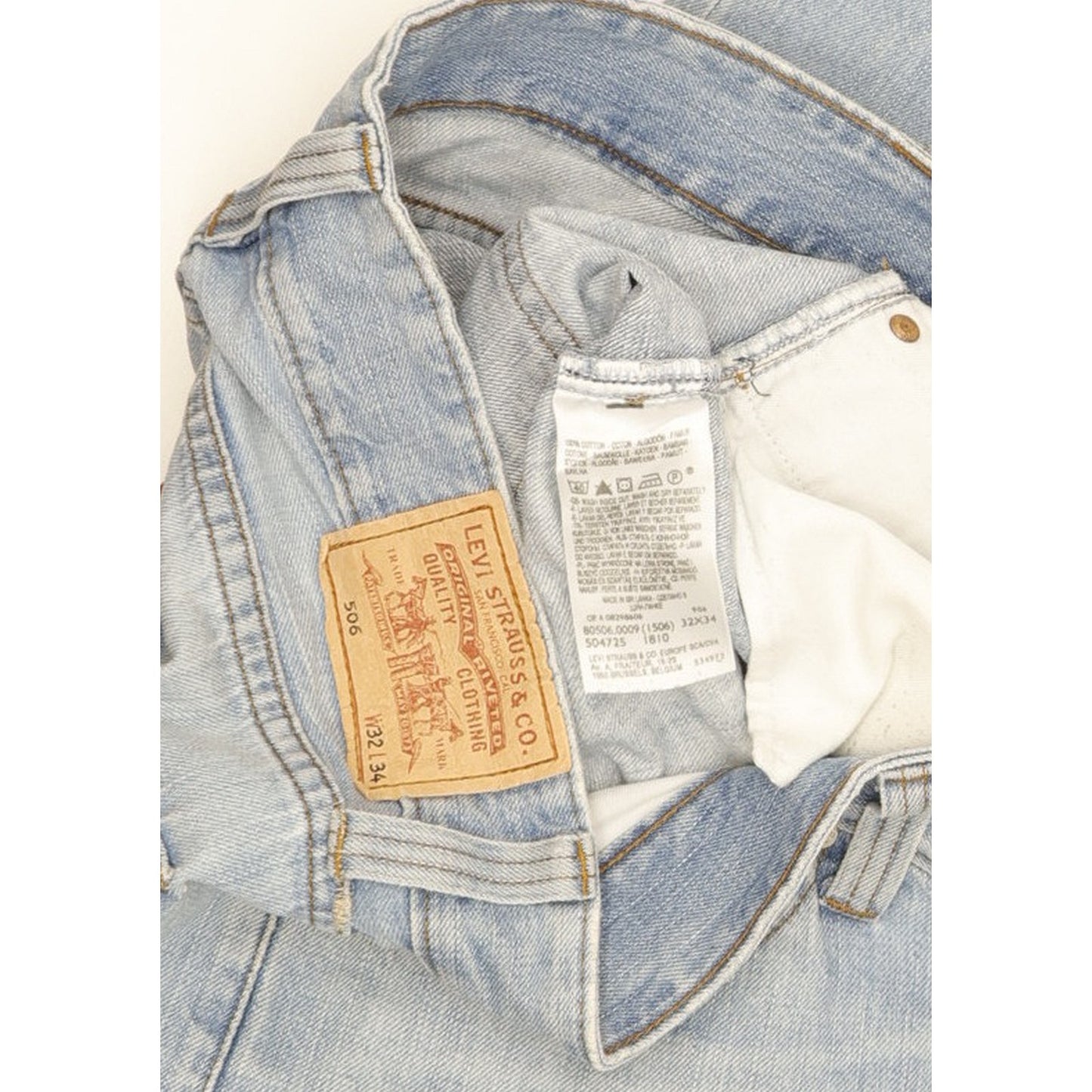 Levi's 506 Men Blue Straight Regular Jeans W32 L29