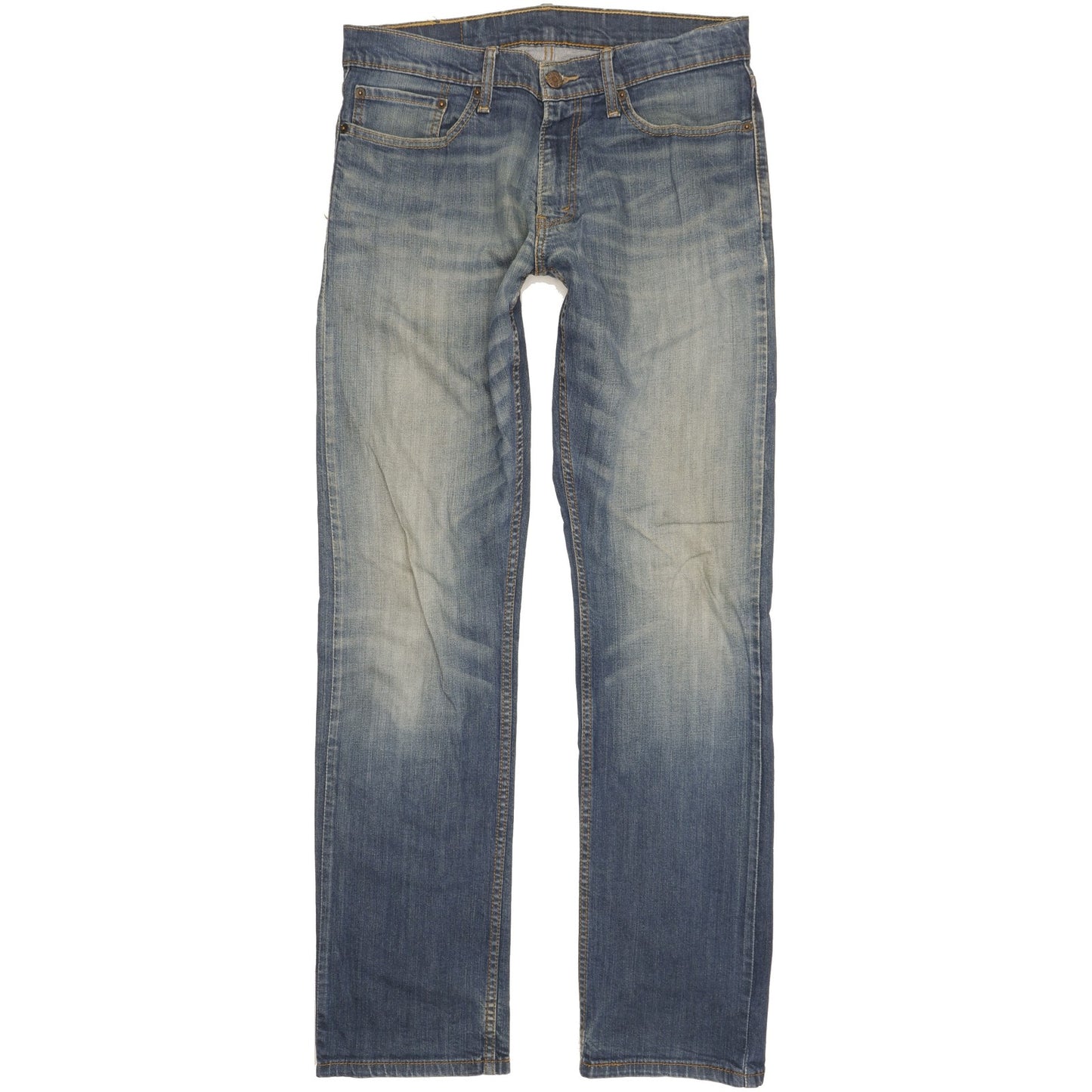 Levi's 514 Men Blue Straight Slim Stretch Jeans W32 L34