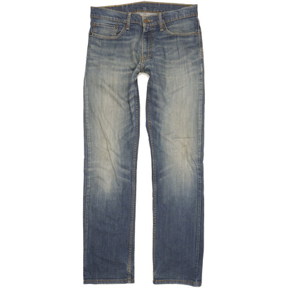 Levi's 514 Men Blue Straight Slim Stretch Jeans W32 L34