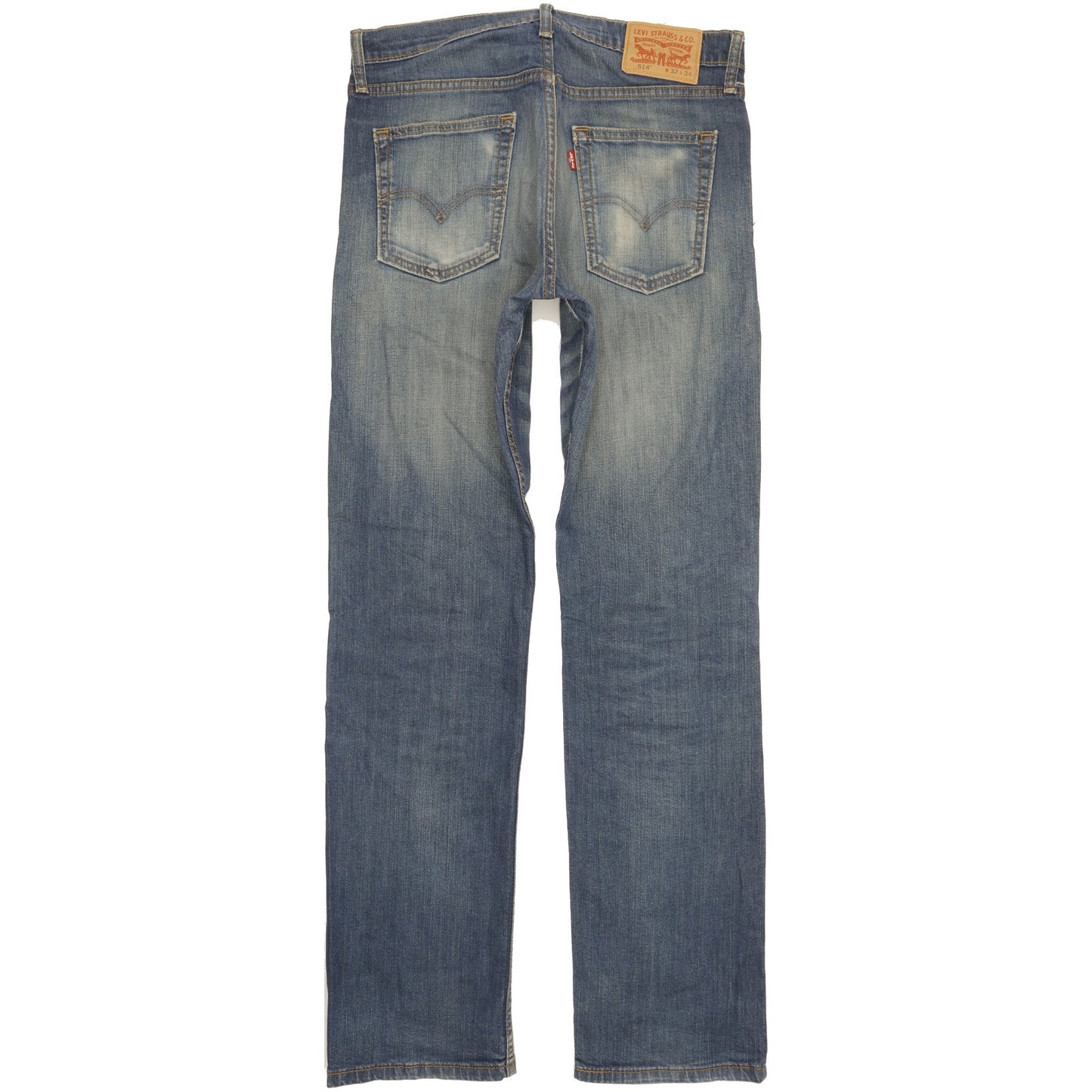 Levi's 514 Men Blue Straight Slim Stretch Jeans W32 L34