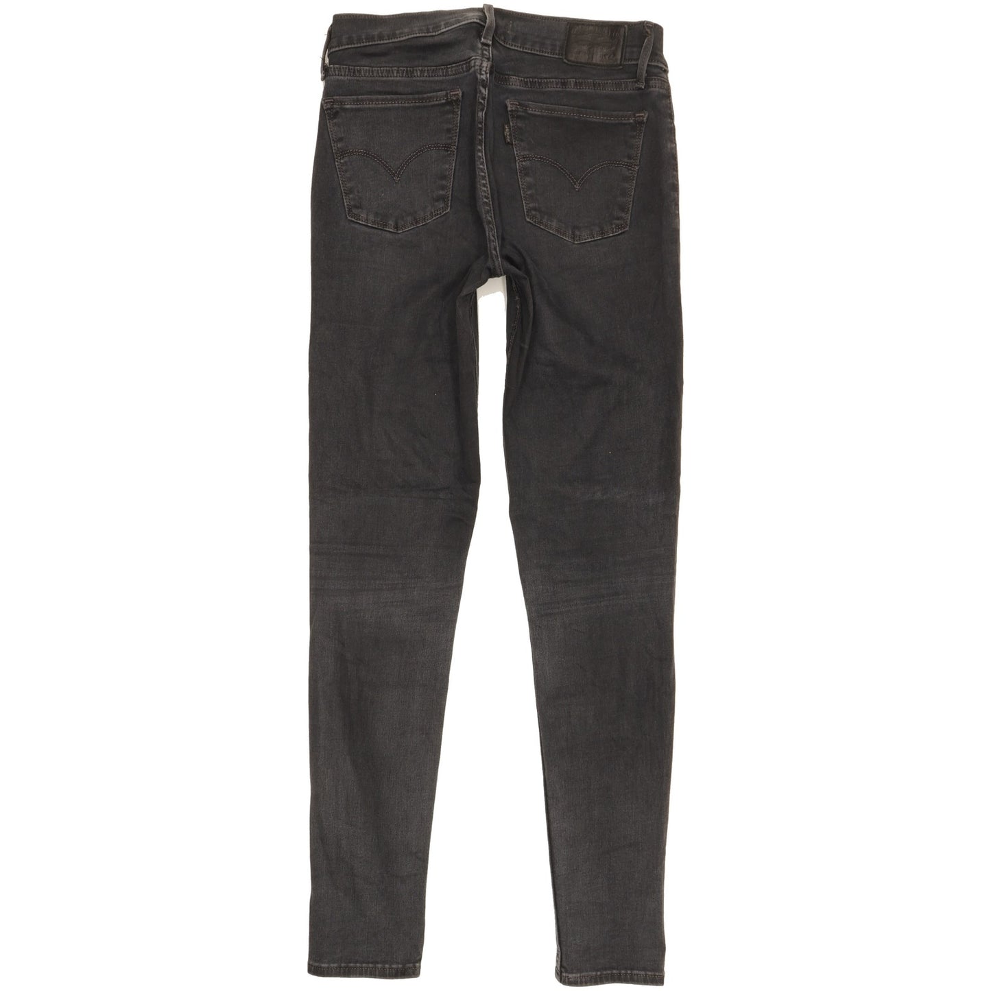 Levi's 710 Super Women Black Skinny Slim Stretch Jeans W27 L29