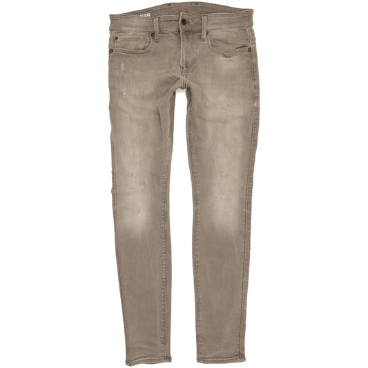 G-Star Revend Men Grey Skinny Slim Stretch Jeans W30 L31