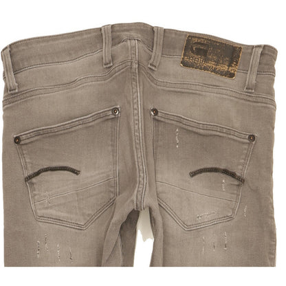 G-Star Revend Men Grey Skinny Slim Stretch Jeans W30 L31