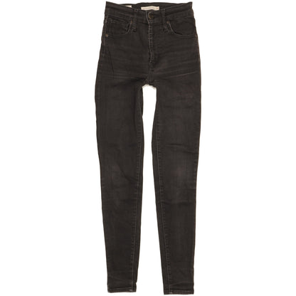 Levi's Mile Women Black Skinny Slim Stretch Jeans W25 L29